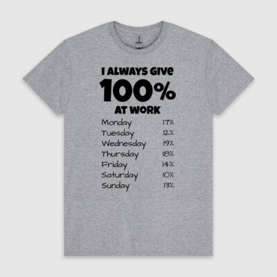 I Always Give 100% at Work Thumbnail