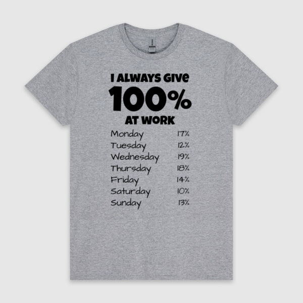 I Always Give 100% at Work Thumbnail